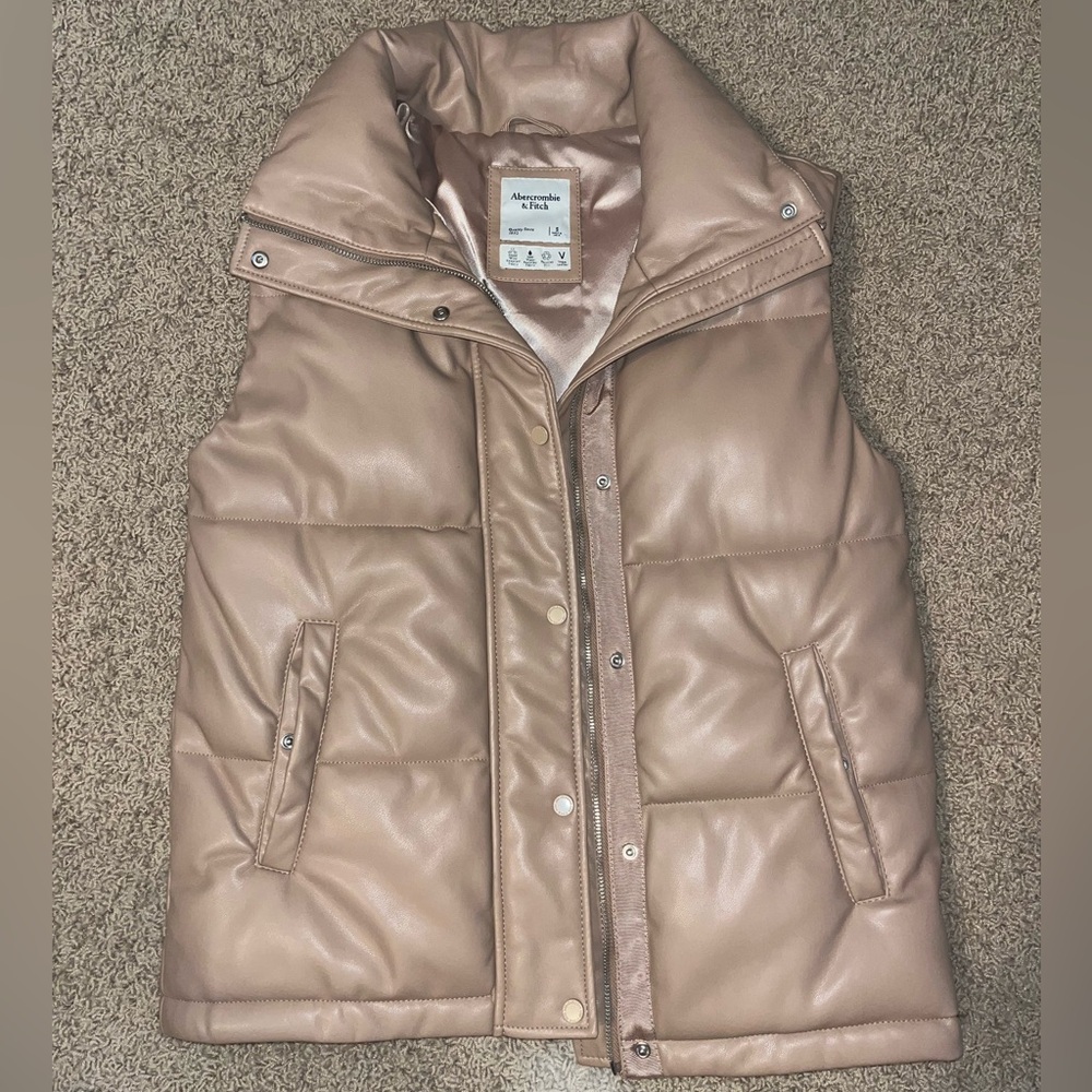Abercrombie and Fitch Vegan Leather vest